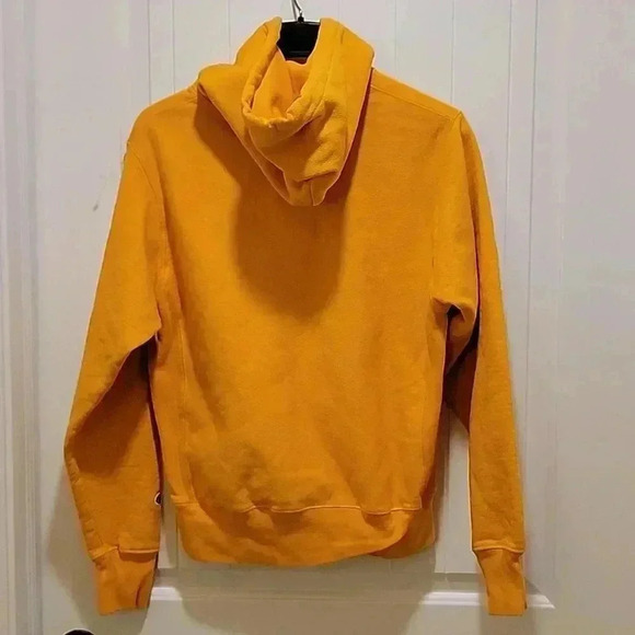 Champion Reverse Weave Vintage Yellow Hoodie Size Small - Picture 4 of 9